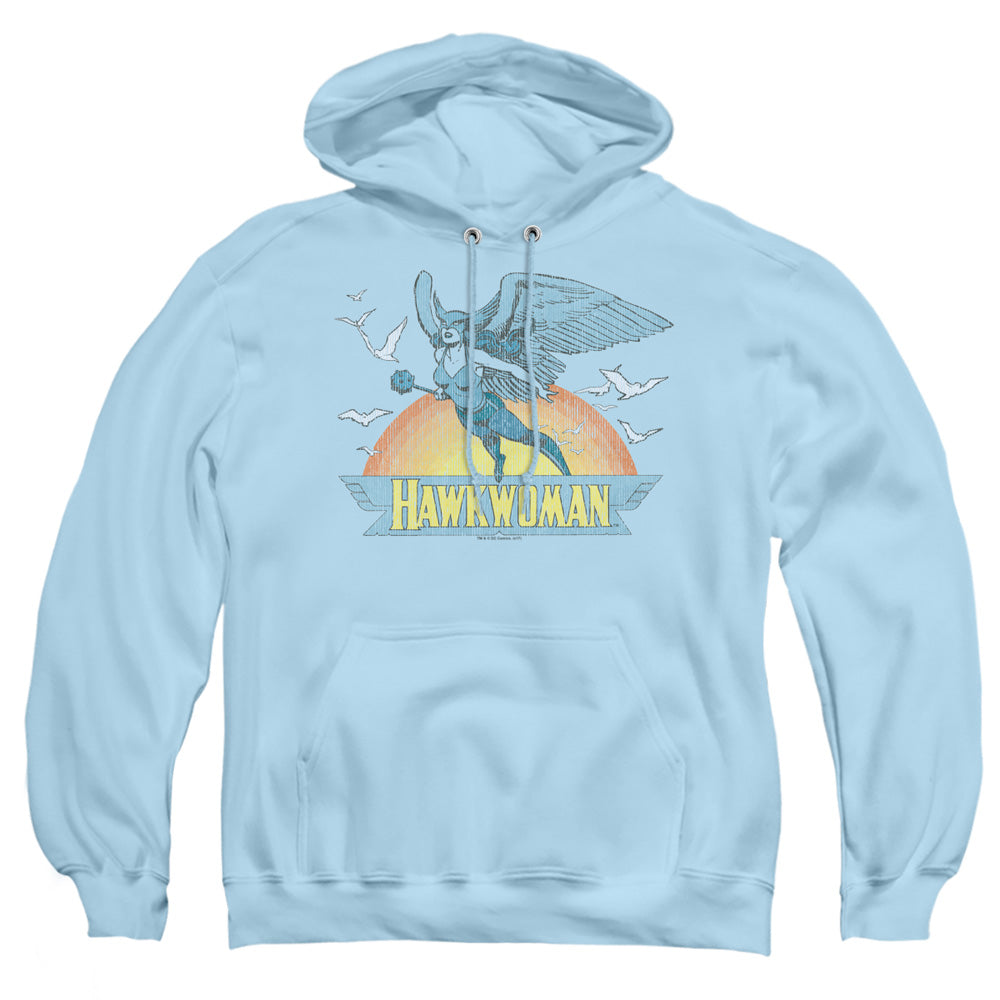 Dc Hawkwoman Mens Hoodie Light Blue