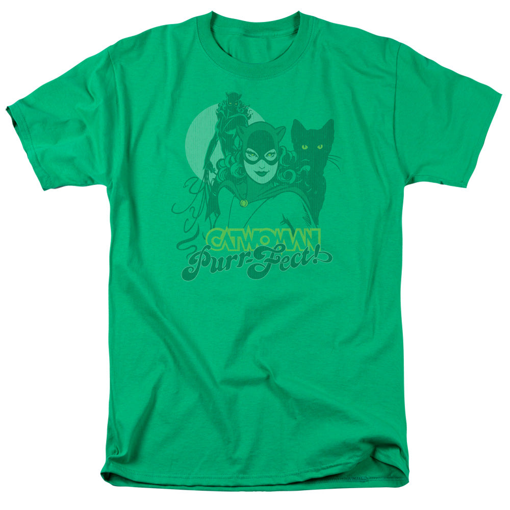 DC Comics Perrfect! Mens T Shirt Kelly Green