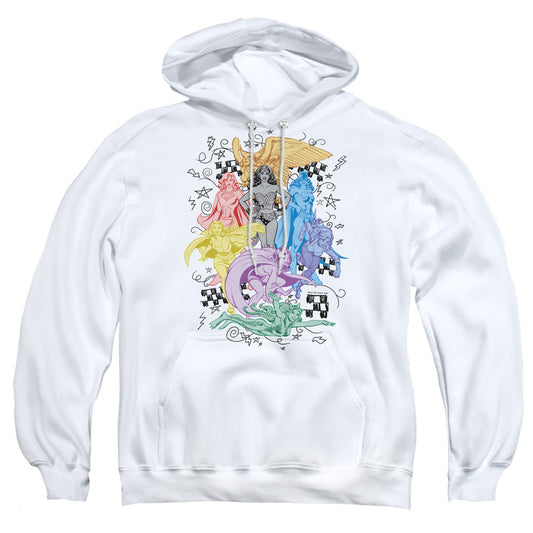 Dc Super Mens Hoodie White