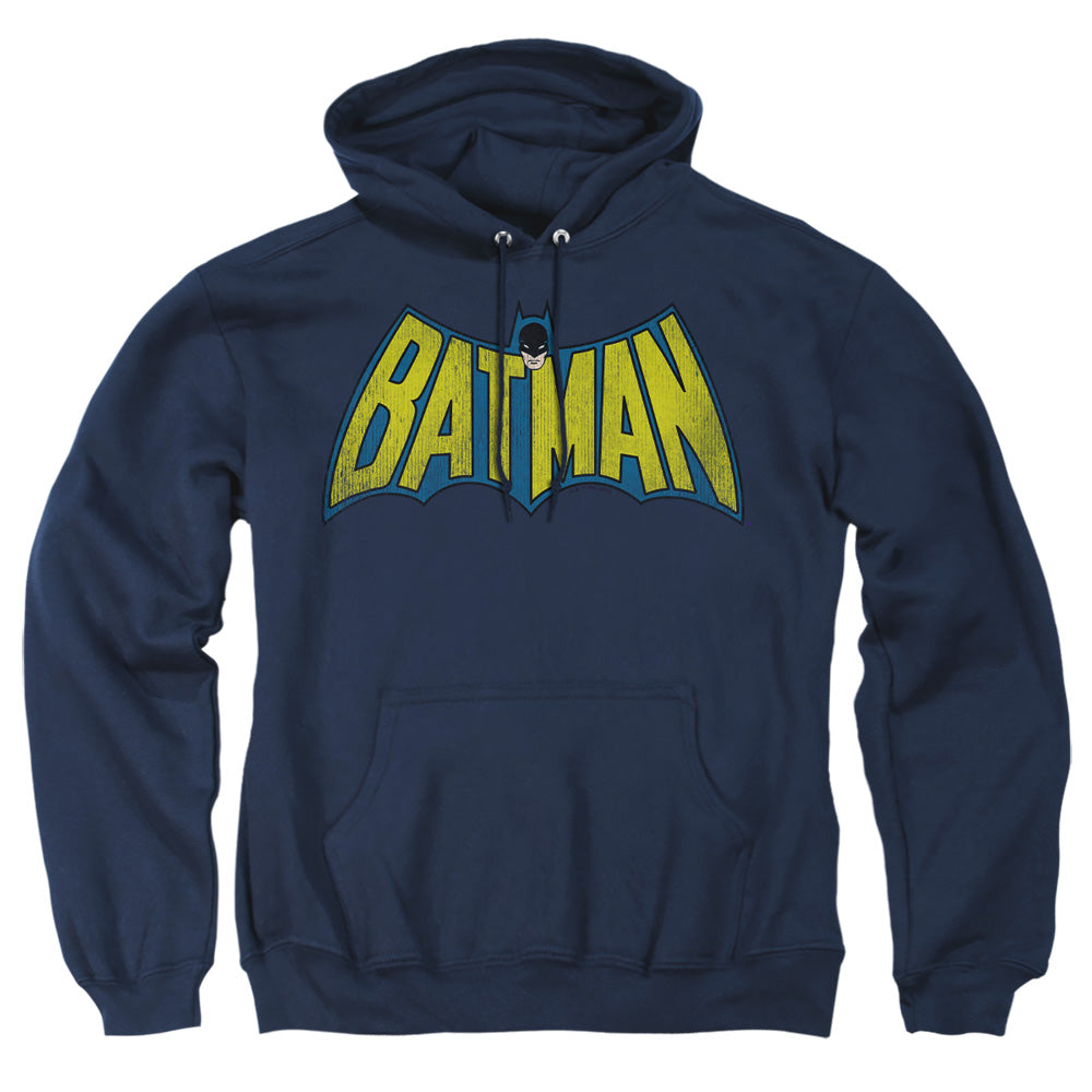 Dc Classic Batman Logo Mens Hoodie Navy