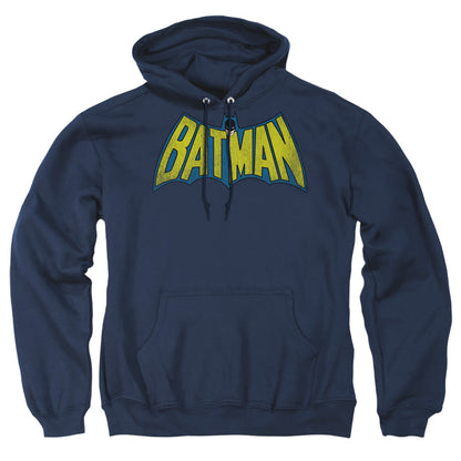 Dc Classic Batman Logo Mens Hoodie Navy
