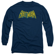 Load image into Gallery viewer, Dc Classic Batman Logo Mens Long Sleeve Shirt Navy Officially Licensed
