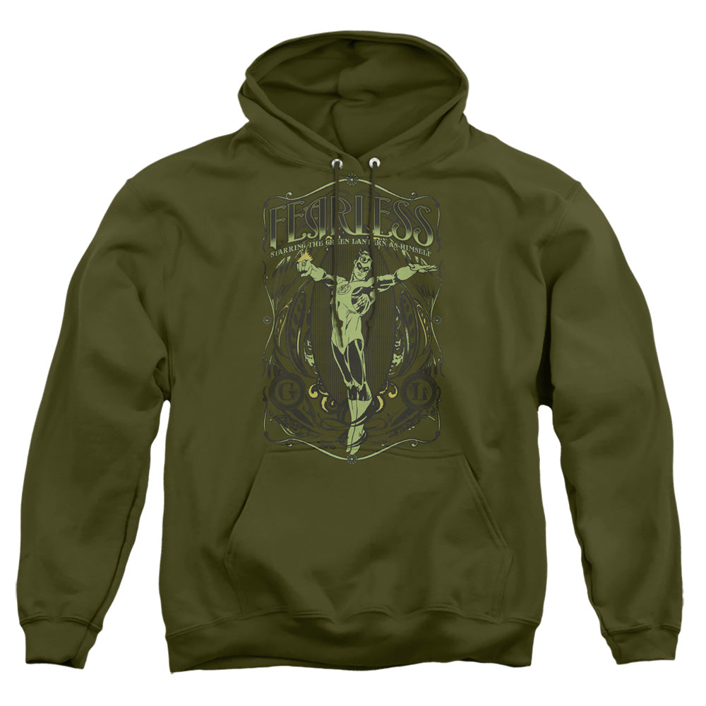 Dc Fearless Mens Hoodie Military Green