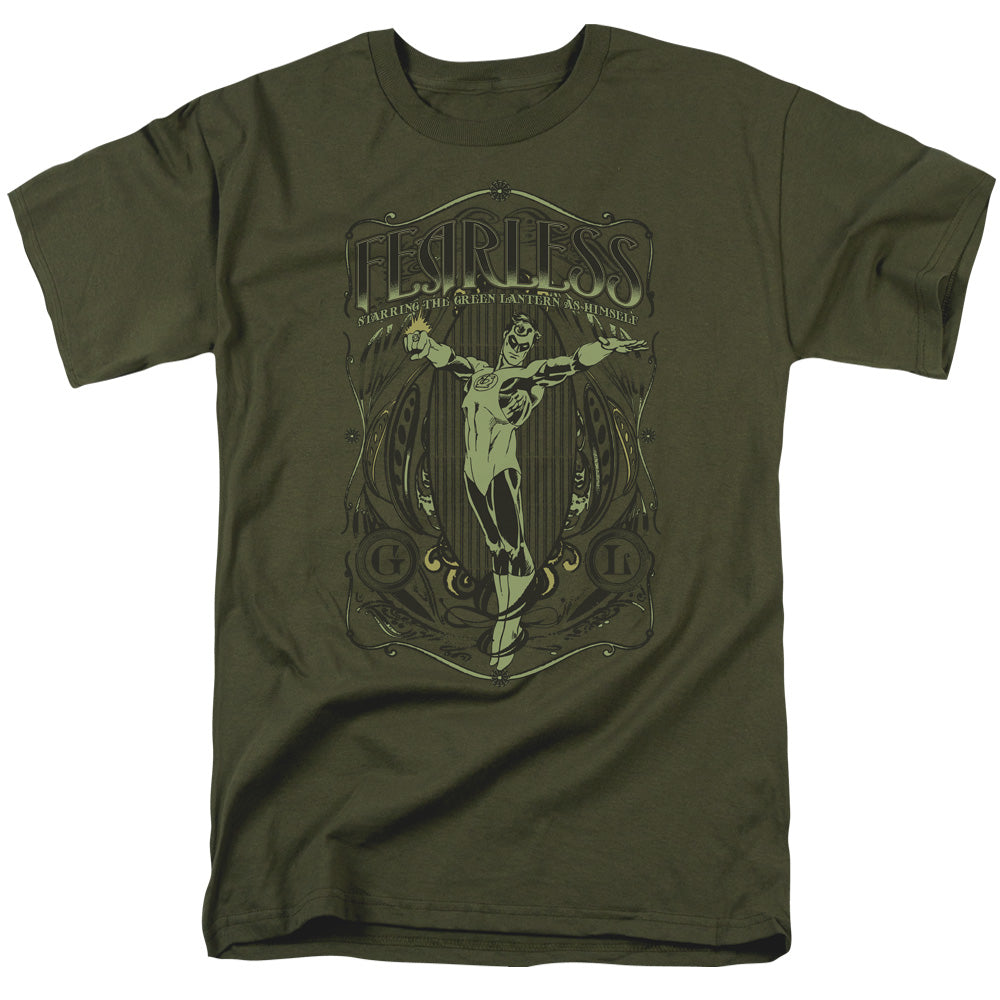 Dc Fearless Mens T Shirt Military Green
