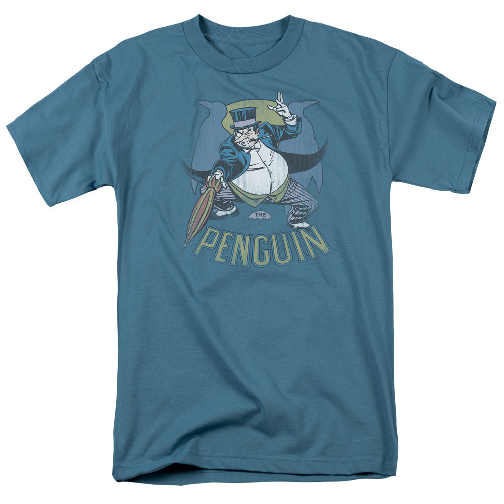 Dc The Penguin Mens T Shirt Slate
