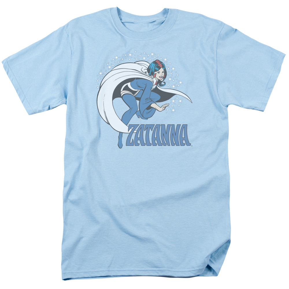 DC Comics Zatanna Mens T Shirt Light Blue