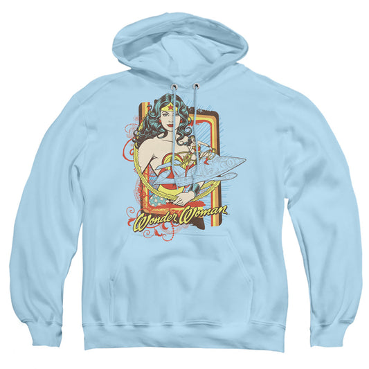 Dc Invisible Jet Mens Hoodie Light Blue