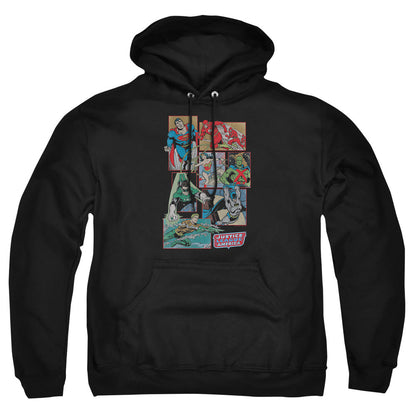 Dc Justice League Boxes Mens Hoodie Black