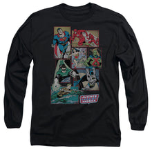 Load image into Gallery viewer, Dc Justice League Boxes Mens Long Sleeve Shirt Black Officially Licensed

