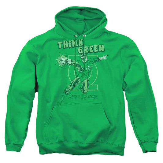 Dc Think Green Mens Hoodie Kelly Green