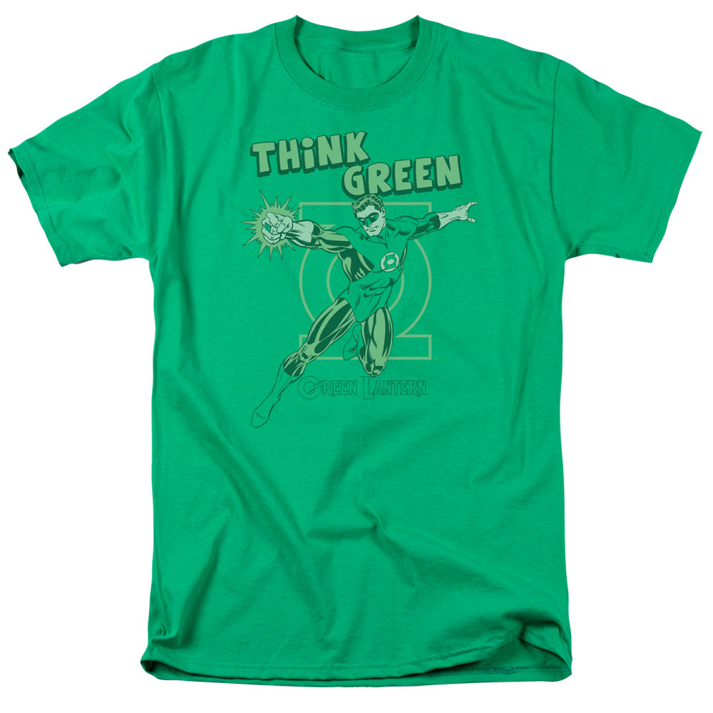 DC Comics Think Green Mens T Shirt Kelly Green