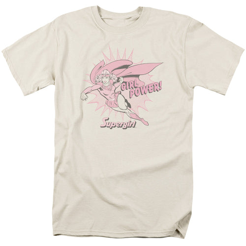 Dc Girl Power Mens T Shirt Cream