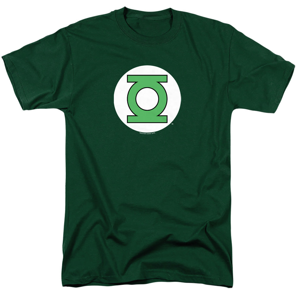 Dc Green Lantern Logo Mens T Shirt Hunter Green
