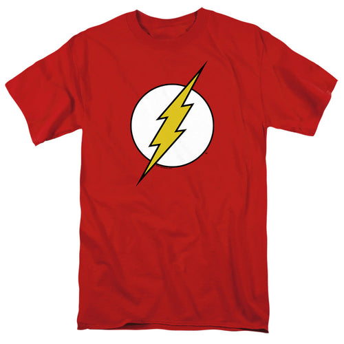 Dc Flash Flash Logo Mens T Shirt Red
