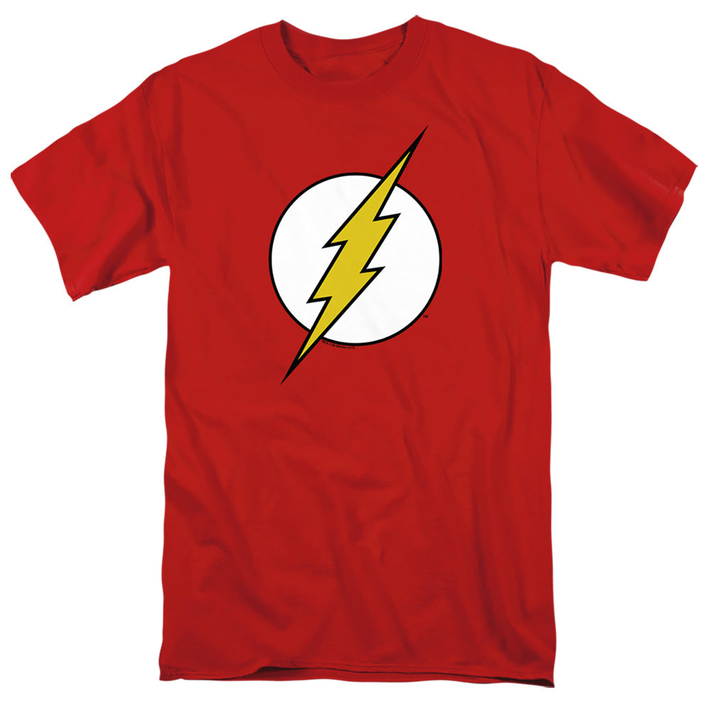 Dc Flash Flash Logo Mens T Shirt Red