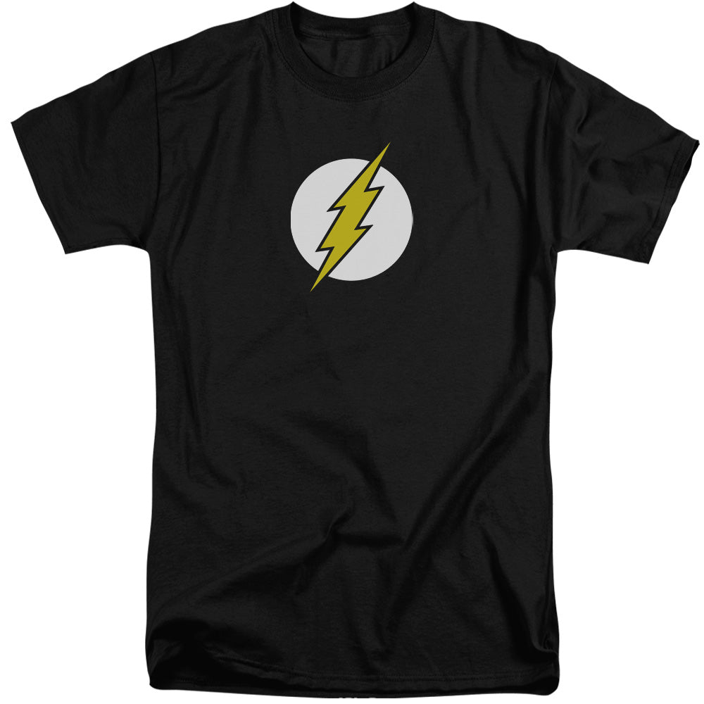DC Comics Flash Flash Logo Mens Tall T Shirt Adult Tall Black
