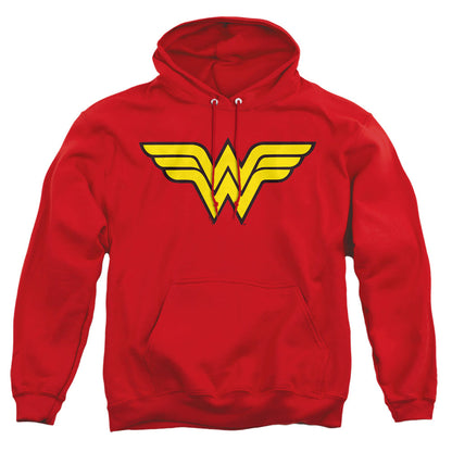 Dc Wonder Woman Logo Mens Hoodie Red