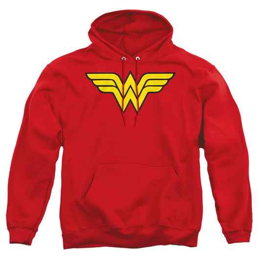 Dc Wonder Woman Logo Mens Hoodie Red