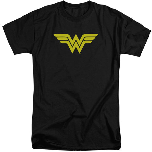 DC Comics Wonder Woman Logo Mens Tall T Shirt Adult Tall Black