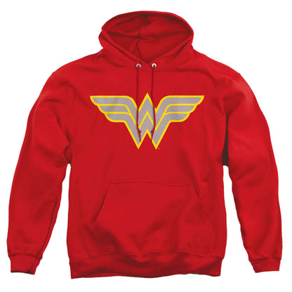 Dc Ww Logo Mens Hoodie Red