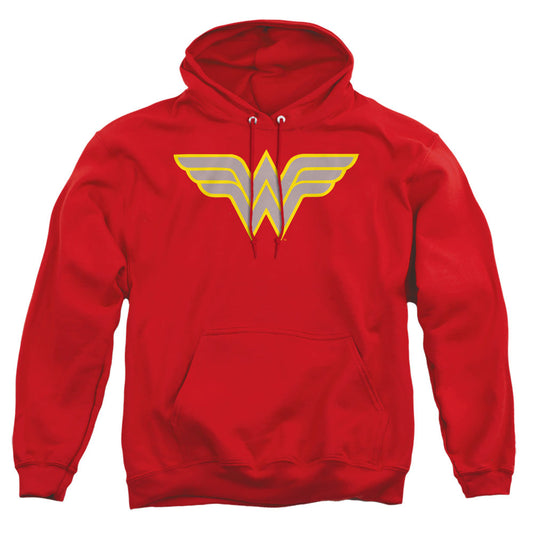 Dc Ww Logo Mens Hoodie Red