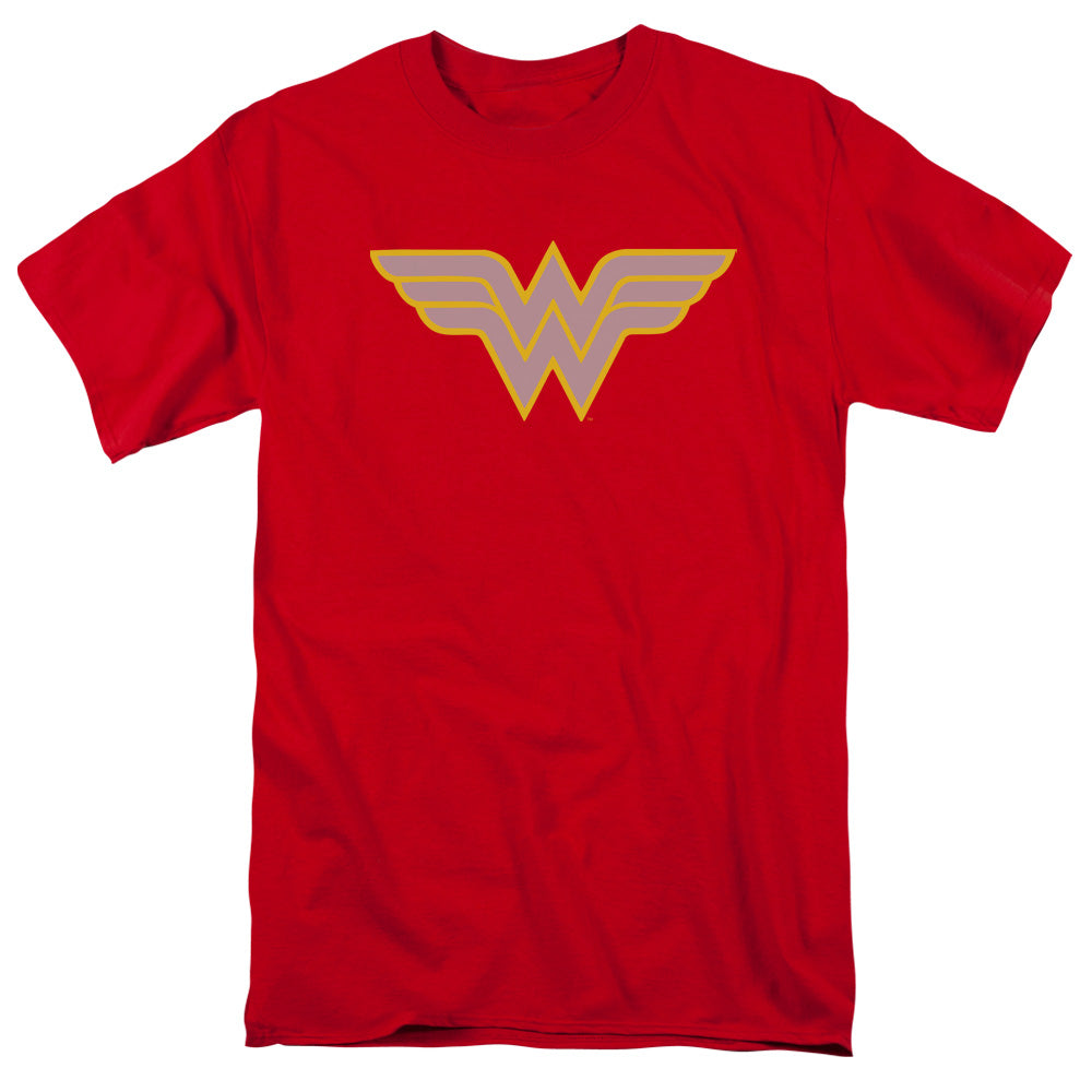 Dc Ww Logo Mens T Shirt Red