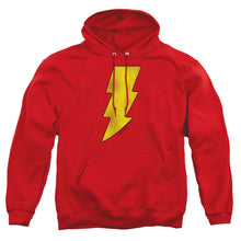 Load image into Gallery viewer, Dc Shazam Logo Distressed Mens Hoodie Red
