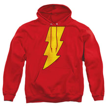 Load image into Gallery viewer, Dc Shazam Logo Distressed Mens Hoodie Red
