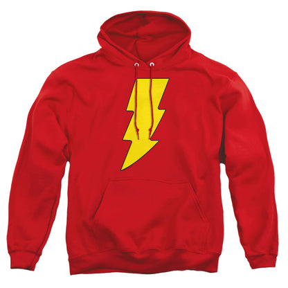 Dc Shazam Logo Mens Hoodie Red