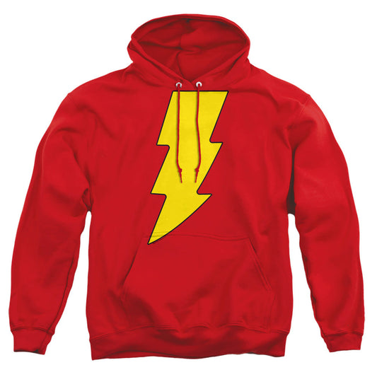 Dc Shazam Logo Mens Hoodie Red