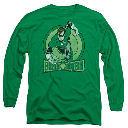 Dc Green Lantern Mens Long Sleeve Shirt Kelly Green Officially Licensed