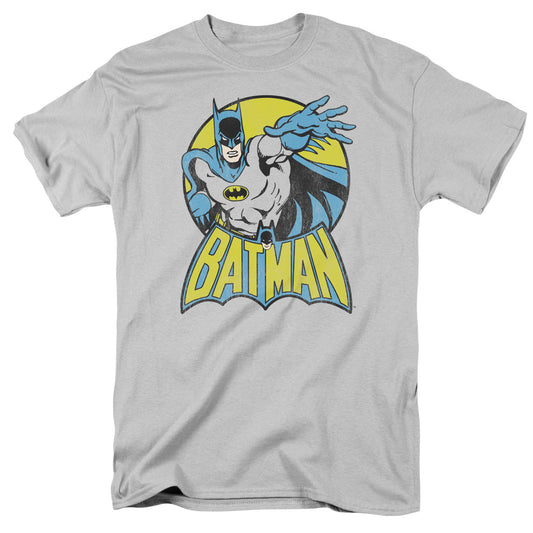 DC Comics Batman Mens T Shirt Silver
