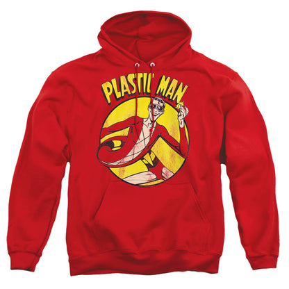 Dc Plastic Man Mens Hoodie Red