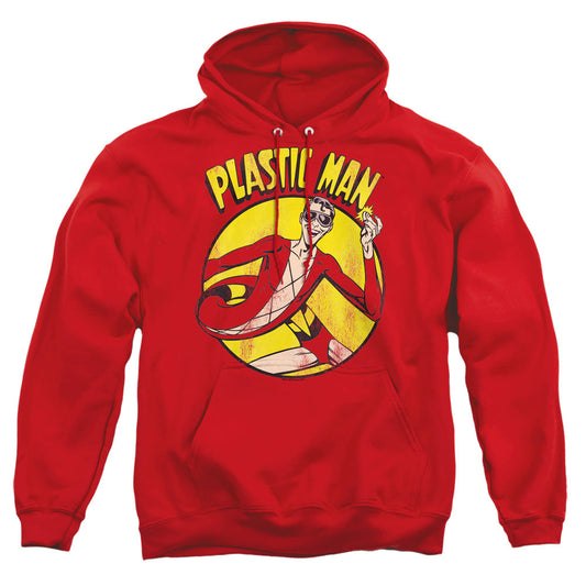 Dc Plastic Man Mens Hoodie Red