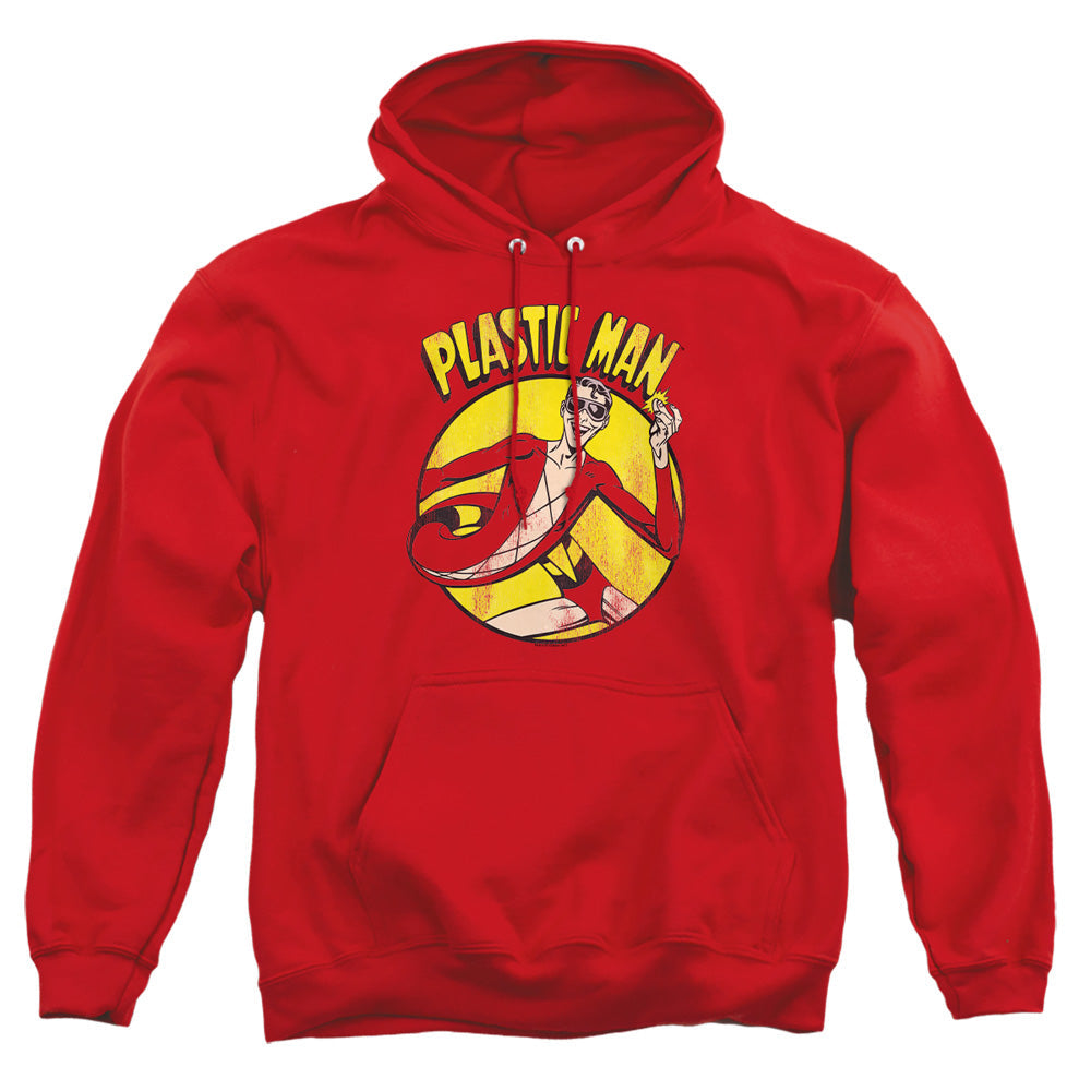 Dc Plastic Man Mens Hoodie Red
