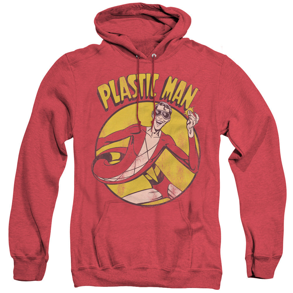 Dc Plastic Man Heather Mens Hoodie Red