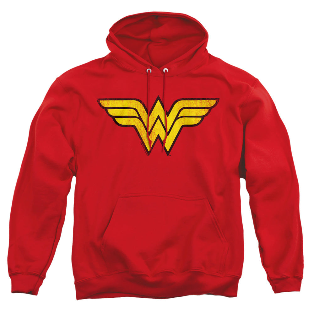 Dc Wonder Woman Logo Dist Mens Hoodie Red