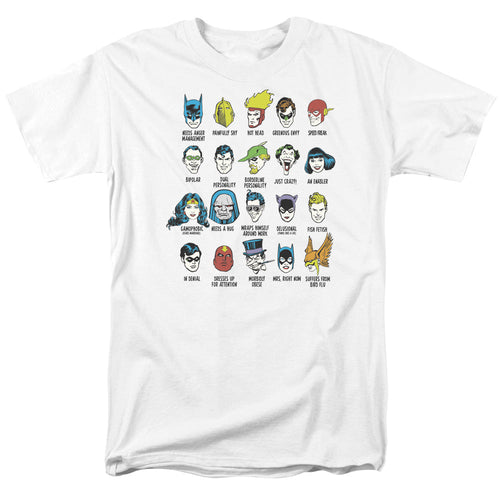 Dc Superhero Issues Mens T Shirt White
