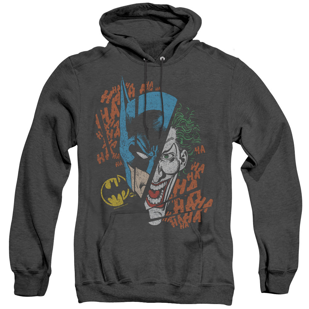 DC Comics Broken Visage Heather Mens Hoodie Black