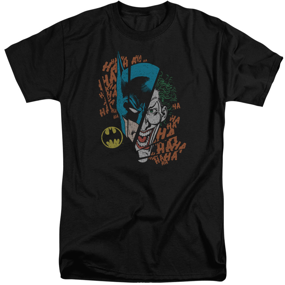 DC Comics Broken Visage Mens Tall T Shirt Adult Tall Black