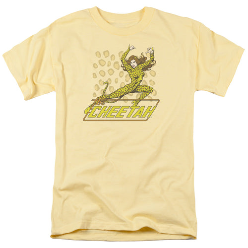 DC Comics the Cheetah Mens T Shirt Yellow