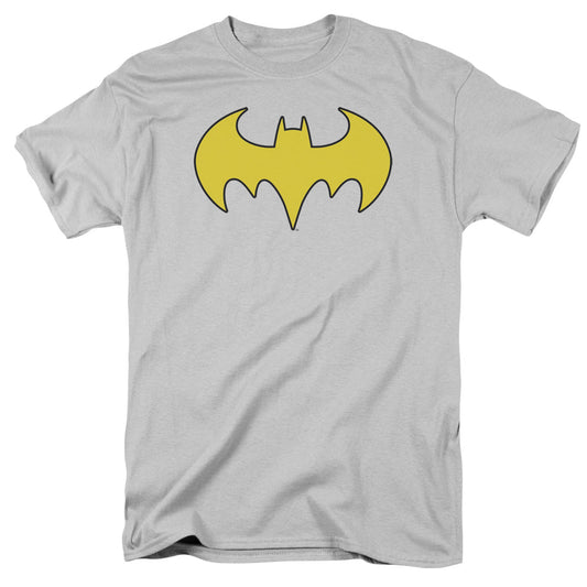 DC Comics Bat Girl Logo Mens T Shirt Silver