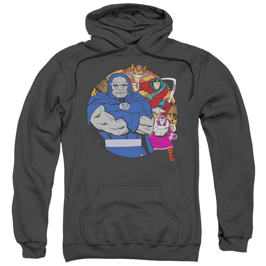 DC Comics Apokolips Represent Mens Hoodie Charcoal