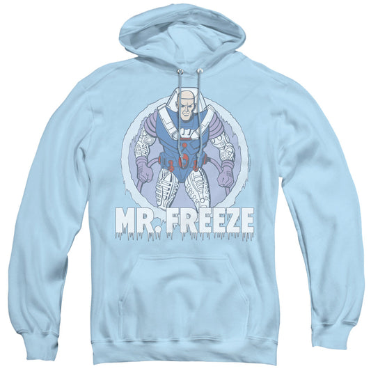 DC Comics Mr Freeze Mens Hoodie Light Blue