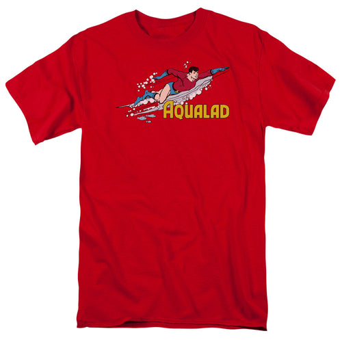 Dc Aqualad Mens T Shirt Red