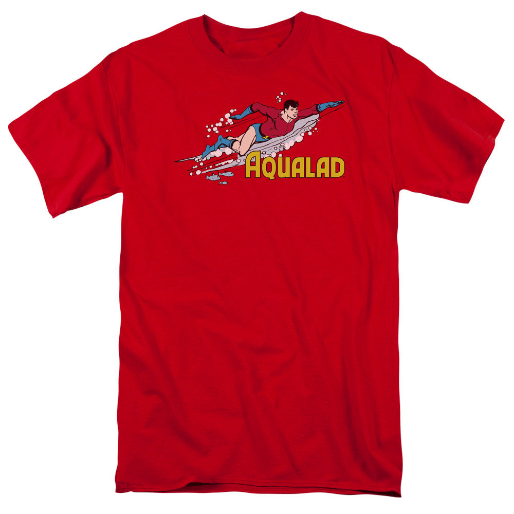 DC Comics Aqualad Mens T Shirt Red