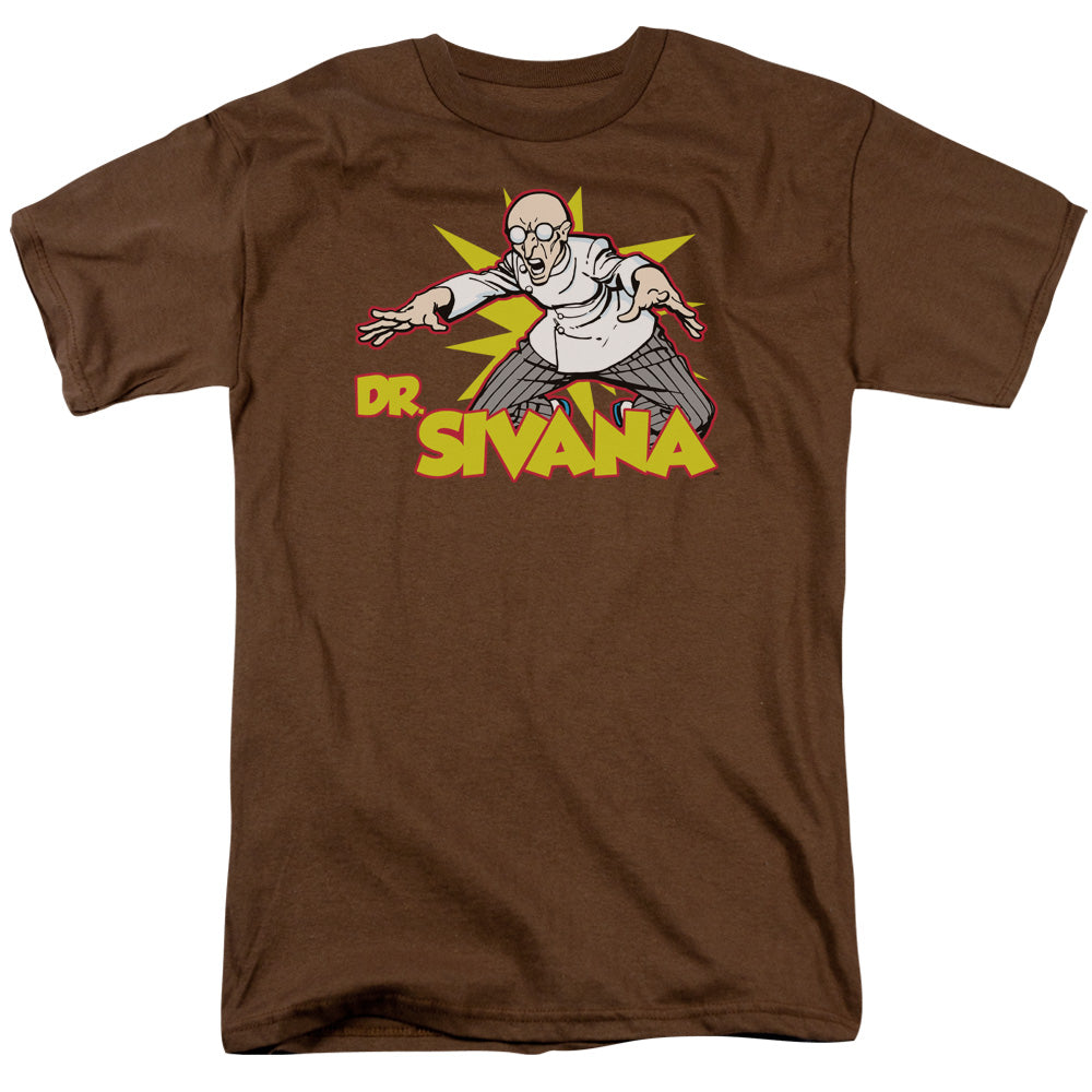 Dc Dr Sivana Mens T Shirt Coffee