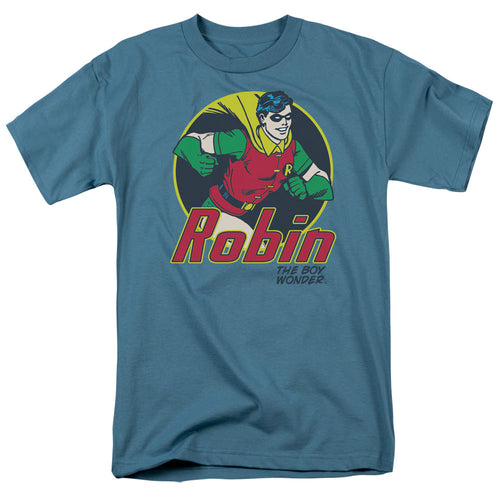 Dc The Boy Wonder Mens T Shirt Slate