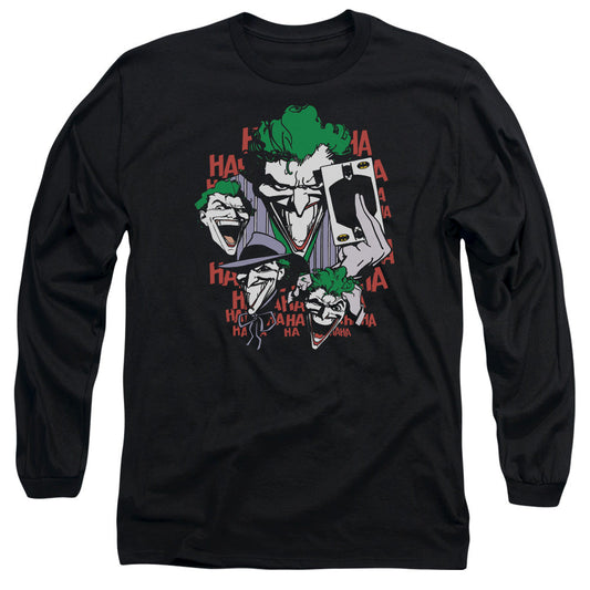 Dc Four Of A Kind Mens Long Sleeve Shirt Black Officially Licensed