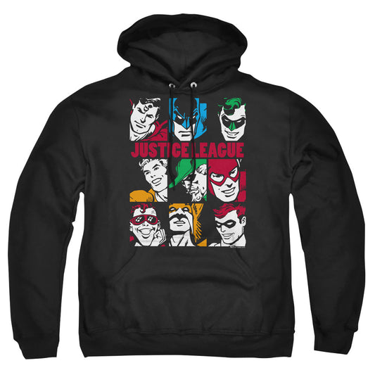 Dc Nine Blocks Of Justice Mens Hoodie Black